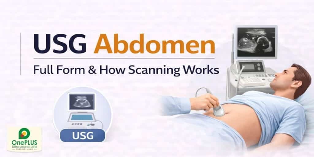 USG abdomen full form ultrasound scan procedure showing abdominal organs imaging in diagnostic center