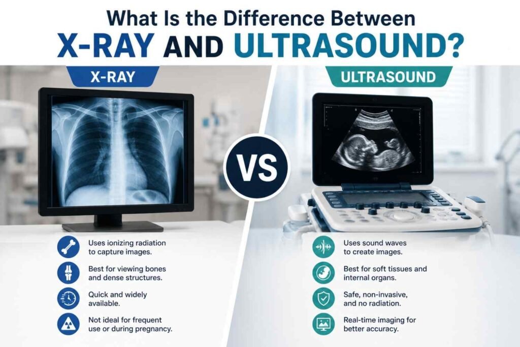 Difference Between X-Ray and Ultrasound
